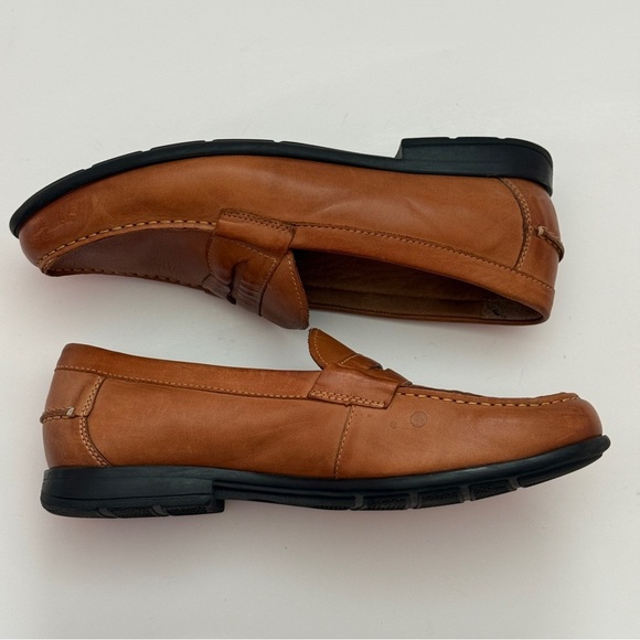 Nunn Bush Men\'s Drexel Moc Toe Penny Loafers Cognac Leather Size 10M main image 13